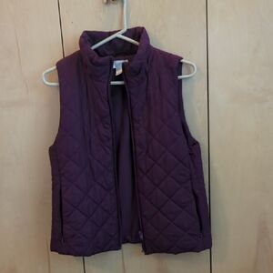 Purple Quilted Vest